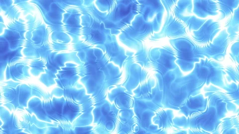 Loop moving animation of sunlit wave ripples flowing across a vivid blue water Stock Footage 337336984