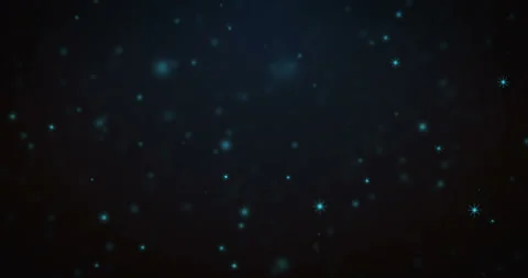 Loop moving blue star particles background Stock Footage 93910723