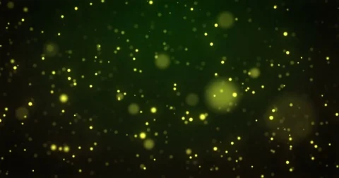Loop moving green particles background Stock Footage 85373525