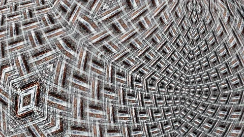 Loop moving rotating grunge stripes checker grid pattern Stock Footage 154649129