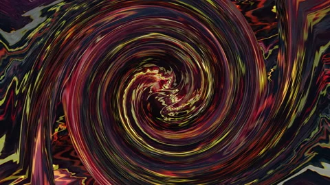 Loop multicolored grunge psychedelic twisting multicolored helix vortex Stock Footage 144119097