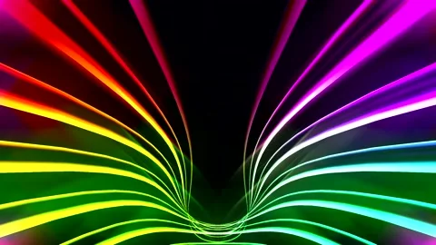 LOOP NEON LIGHT COLORS Stock Footage 161050742