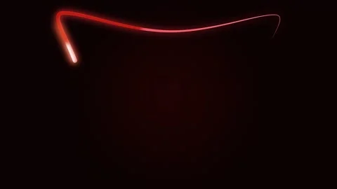 Loop neon orange frame. background motion animation Stock Footage 278084887