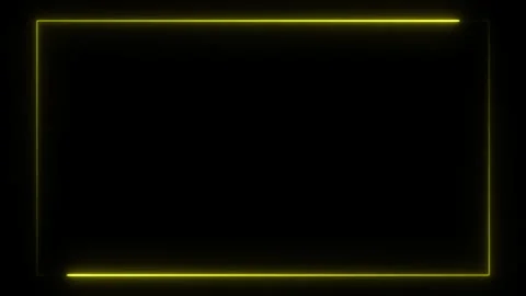Loop neon shiny border frame modern graphic illustration effect Video stock 202244751