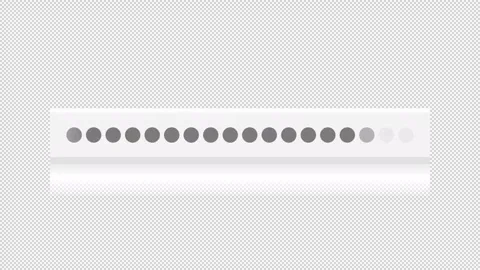 Loop neuromorphic progress bar flat UI element animation Stock Footage 340284690