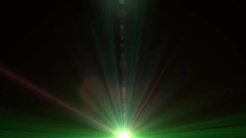 Loop optical lens flares flickering burst shine light animation, Abstract optica Stock Footage 296835508