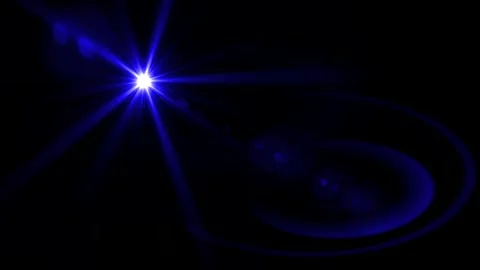 Loop optical lens flares flickering burst shine light animation, Abstract optica Stock Footage 296835542