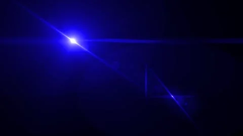 Loop optical lens flares flickering burst shine light animation, Abstract optica Stock Footage 296835557