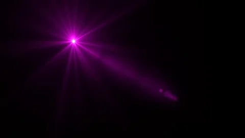 Loop optical lens flares flickering burst shine light animation, Abstract optica Stock Footage 296835585