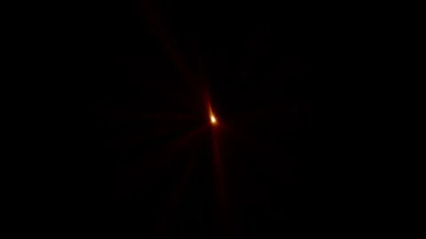 Loop orange gold optical flare radial shine ray background Stock Footage 263195305