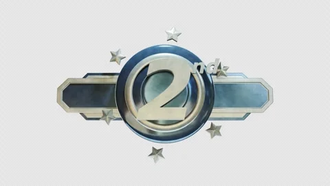 Loop Out 2nd Place Award With Alpha Channel Stock Footage 247203892