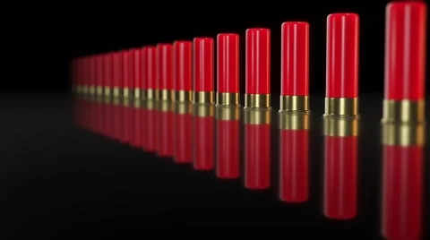 Loop Over Shotgun Shells Stock Footage 58931567
