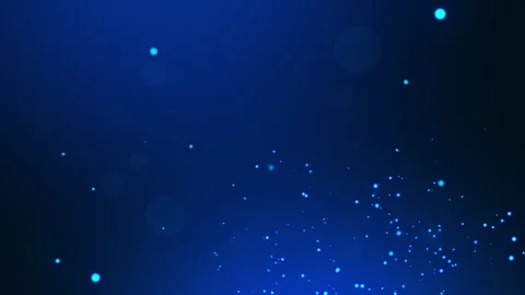 Loop Particles flowting in blue background Stock Footage 316878214