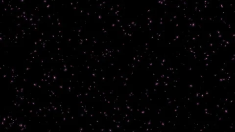 Loop pink particles flow from left to right on black background Stock Footage 309388167