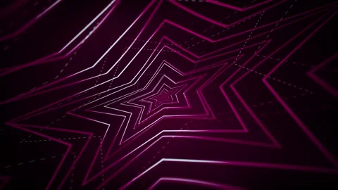 Loop pink stars, 3d space. background motion animation Stock Footage 278655979