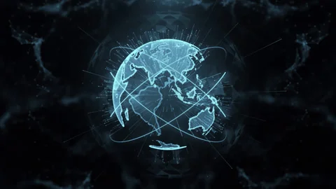 Loop Planet Motion Graphics Stock Footage 246172268