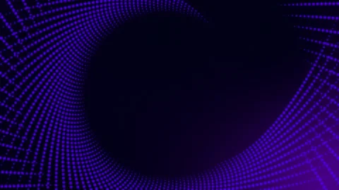 Loop is a purple round frame made of dots.  background animation Stock Footage 277576059