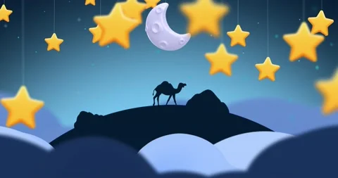 Loop Ramadan Kareem Animated Background 4K Resolution Video Stock Footage 235632634