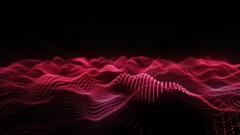 Loop red black glow-in-the-dark background animation Stock Footage 275028640