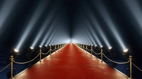 Loop red carpet animation Stock-Footage 102033927