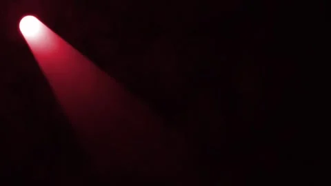 Loop red lighting. light source with smoke Stock Footage 314662224