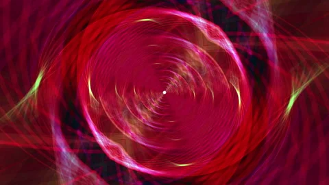 Loop red yellow grunge psychedelic twisting multicolored helix vortex light. Stock Footage 160157514