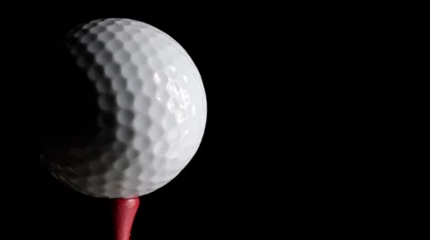 Loop of revolving Golf Ball Video stock 1088939