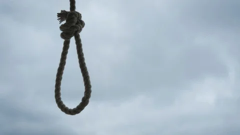 A loop of rope. Stock Footage 121700812