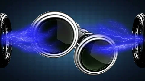 Loop rotate binocular Stock Footage 42138220