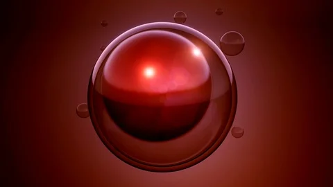 Loop rotate cell division illustration Stock Footage 89788048