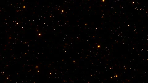 Loop rotation flicker orange red particles falling down Stock Footage 201229727