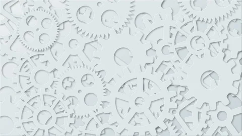 Loop rotation gears background Stock Footage 86393394