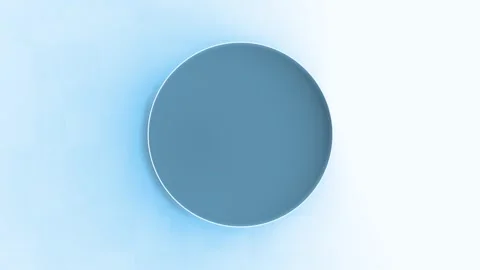 Loop round frame on blue background Stock Footage 318901671