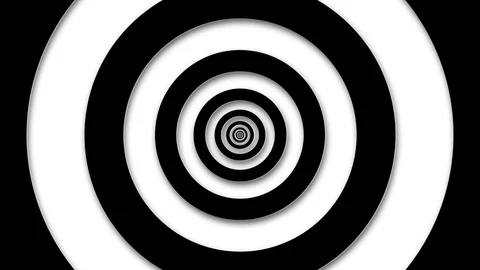 LOOP Round illusion animation background,  스톡 동영상 127805067