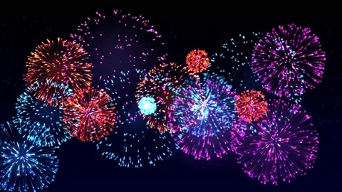 animated fireworks wallpaper