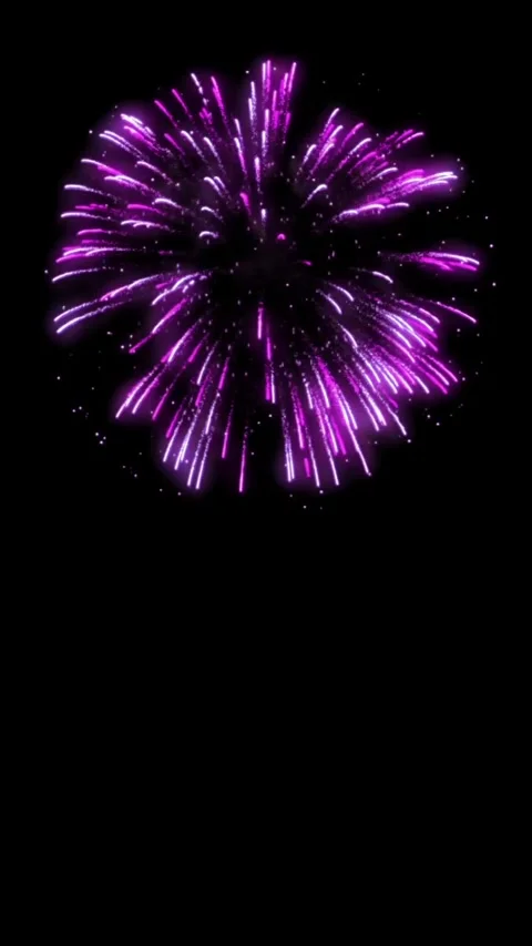 Loop seamless of real fireworks background Stock Footage 296923548