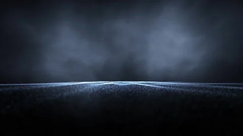 Loop slow motion abstract sea waves with fog light background Stock Footage 341159155