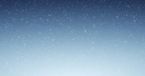 Loop snowfall on blue day sky light copy space background Stock Footage 346649341
