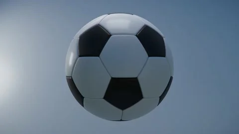 Loop of soccerball rotating bright background Vídeos de archivo 131012979