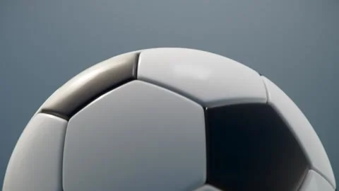 Loop of soccerball rotating on bright background Vídeos de archivo 131017563