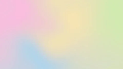 Loop soft yellow pink baby blue and mint green pastel rainbow color gradient Stock Footage 316892774
