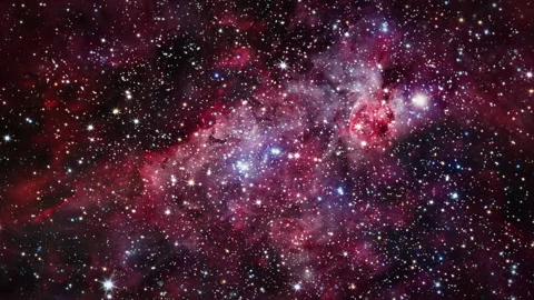 Loop Space The Great Carina Nebula NGC 3372 Stock Footage 149909128