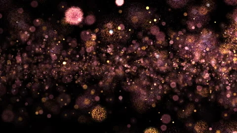 Loop spark firework particles animation on black abstract background Stock Footage 296853752