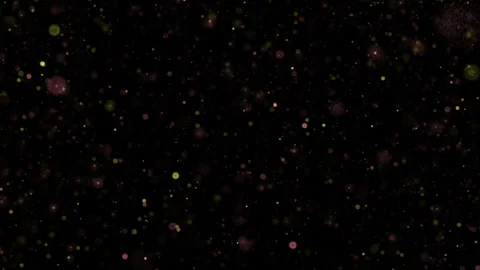 Loop sparking particles animation on black abstract background Stock Footage 283560072