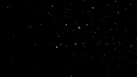 Loop sparking particles animation on black abstract background Stock Footage 310242597