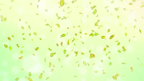 Loop Spring background, 4K spring background with green leaves and bokeh Stock Footage 277790881