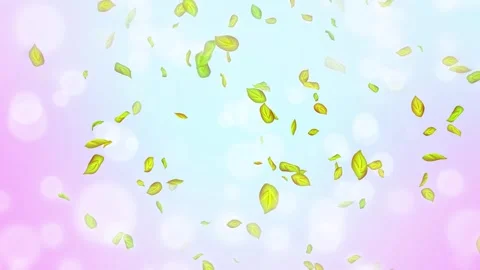 Loop Spring background, 4K spring background with green leaves and bokeh Stock Footage 277790982