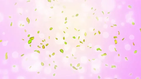 Loop Spring background, 4K spring background with green leaves and bokeh Stock Footage 277791077