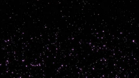 Loop star particles float up on black ba... | Stock Video | Pond5