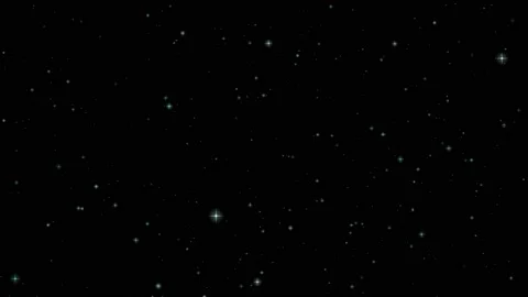 Loop starry night animation footage,shiny  and glowing bright stars,twinkle star Stock Footage 156806855